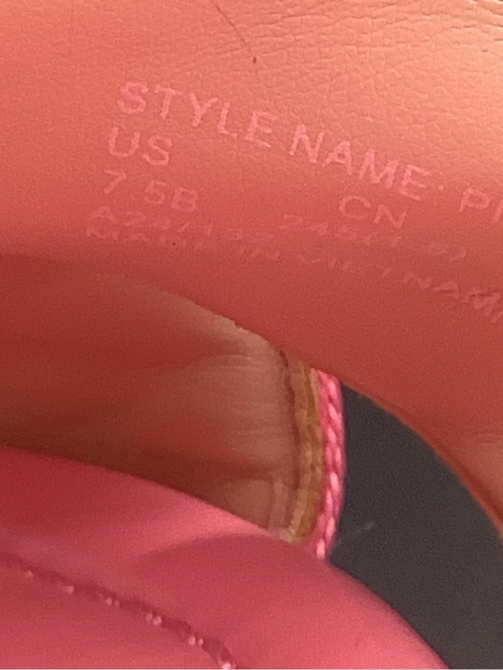 kate spade Hot Pink Logo Slide Sandals Size7.5 With Matching Chain-Shoulder Bag